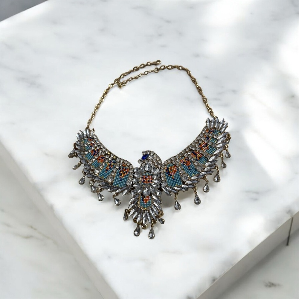 Bold Winged Statement Necklace 🦋✨